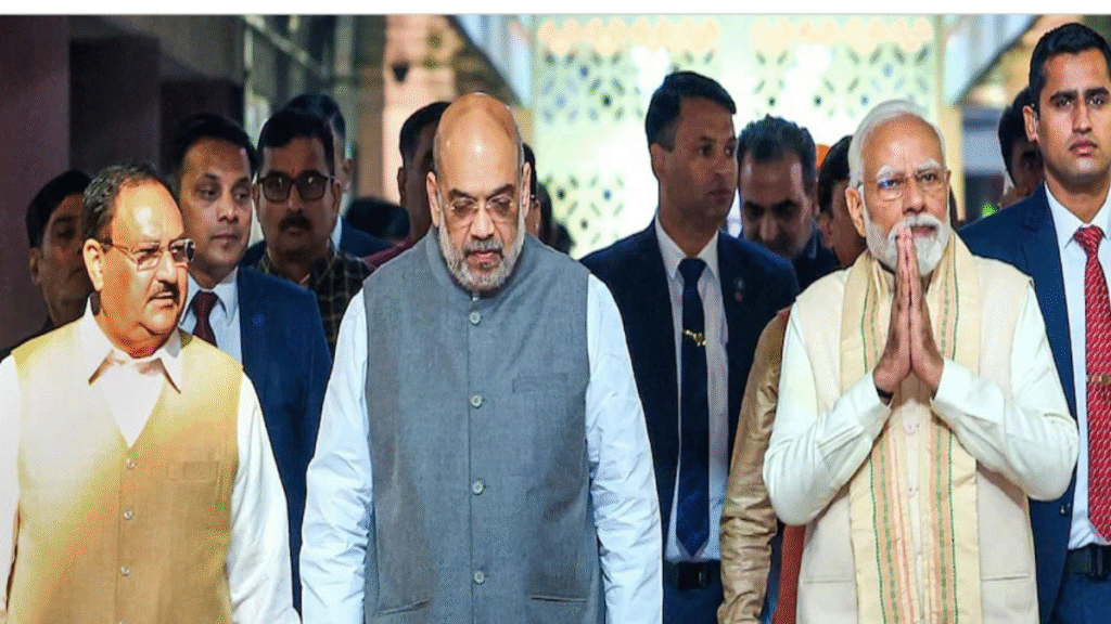 जेपी नड्डा और अमित शाह की बैठक में पुनर्गठन की तैयारी तेज़ जेपी नड्डा और अमित शाह की बैठक में पुनर्गठन की तैयारी तेज़ - Samachar Mirchi