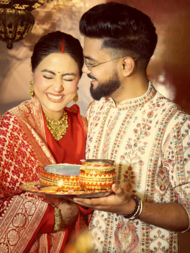हिना खान ने लगाया मांग में सिंदूर और पति रॉकी ने पहले करवाचौथ पर छुए बीवी के पैर, धर्म के ठेकेदारों ने दी बद्दुआ