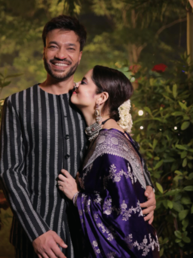 अंकिता लोखंडे-विक्की जैन की दिवाली पार्टी में पहुंचे सेलेब्स:साड़ी में तेजाश्री प्रकाश दिखीं बेहद खूबसूरत, जन्नत जुबैर और ईशा मालवीय भी नजर आईं