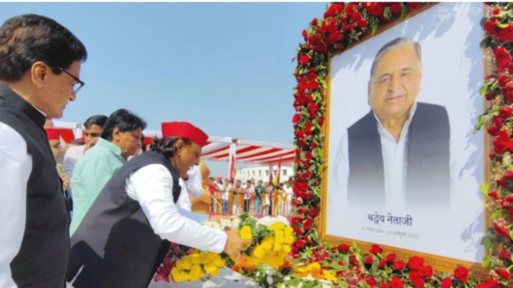 मुलायम सिंह यादव की तीसरी पुण्यतिथि: अखिलेश ने दी श्रद्धांजलि, रामगोपाल ने याद किए उनके योगदान मुलायम सिंह यादव की तीसरी पुण्यतिथि: अखिलेश ने दी श्रद्धांजलि, रामगोपाल ने याद किए उनके योगदान - Samachar Mirchi