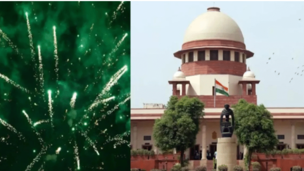 सुप्रीम कोर्ट का बड़ा फैसला: दिल्ली-NCR में 18 से 21 अक्टूबर तक ग्रीन पटाखे जलाने की इजाजत, लोगों में खुशी - Samachar Mirchi