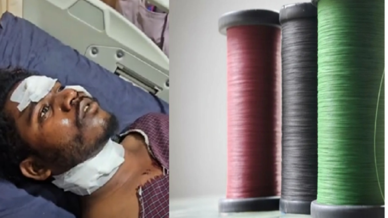 छिंदवाड़ा में चीनी मांझे से युवक का गला कटा, गिरने से पसलियां टूटी..कंधा भी फ्रैक्चर