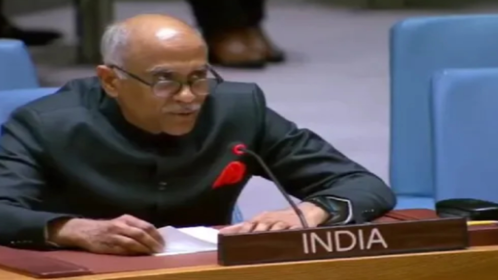 ‘हमारे देश को नुकसान पहुंचाना ही एकमात्र एजेंडा…’ संयुक्त राष्ट्र में भारत ने पाकिस्तान को फिर दिखाया आईना ‘हमारे देश को नुकसान पहुंचाना ही एकमात्र एजेंडा…’ संयुक्त राष्ट्र में भारत ने पाकिस्तान को फिर दिखाया आईना - Samachar Mirchi