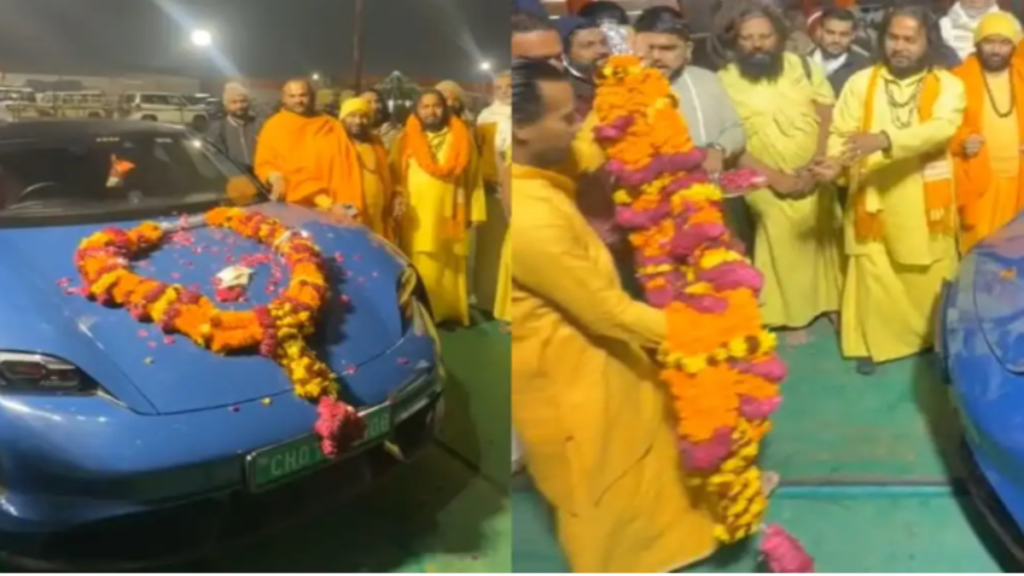 सतुआ बाबा का जलवा कायम है! लैंड रोवर डिफेंडर के बाद लाए 3 करोड़ की पोर्शे कार सतुआ बाबा का जलवा कायम है! लैंड रोवर डिफेंडर के बाद लाए 3 करोड़ की पोर्शे कार - Samachar Mirchi