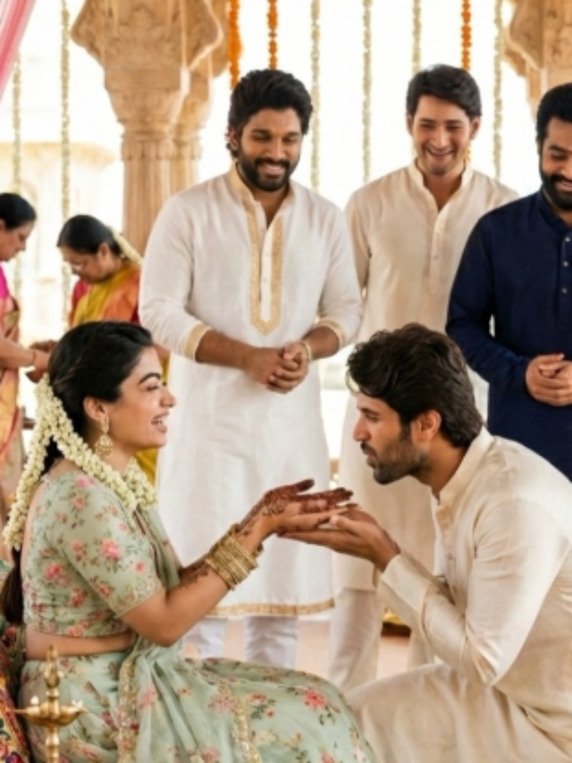 Virosh Wedding: पत्नी-पत्नी बने रश्मिका मंदाना और विजय देवरकोंडा की Leak हुई   फोटोज, हाथों में हाथ डाले दिखा कपल