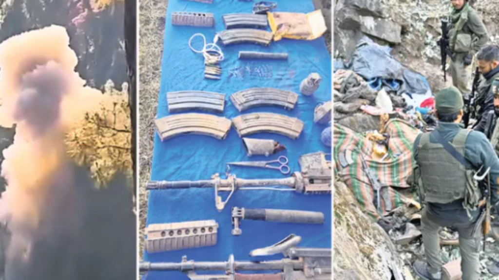 जम्मू-कश्मीर: बसंतगढ़ में गुफा बनी आतंकियों की कब्र, ऑपरेशन ‘किया’ में जैश के दो पाकिस्तानी आतंकी ढेर