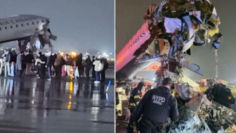 न्यूयॉर्क के ला गार्डिया एयरपोर्ट पर एयर कनाडा एक्सप्रेस प्लेन की ट्रक से टक्कर, 2 पायलटों की मौत