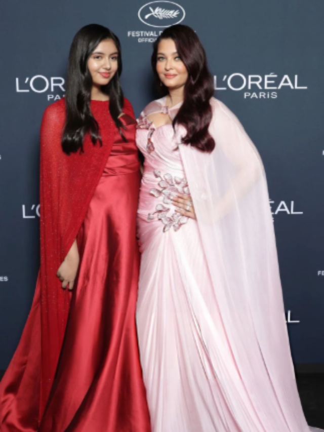 Cannes 2026: रेड गाउन में छाईं 14 साल की आराध्या बच्चन, ग्लैमरस लुक से लूटी लाइमलाइट, मां ऐश्वर्या राय संग टशन में दिए पोज