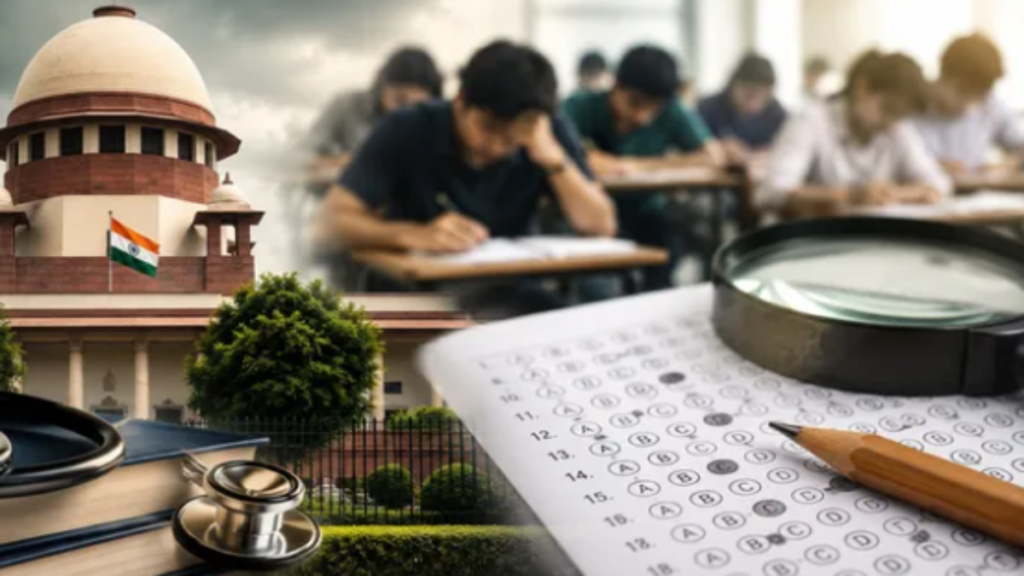 ‘बार-बार कैसे लीक हो रहे हैं पेपर’, NEET विवाद पर सुप्रीम कोर्ट का केंद्र से सवाल ‘बार-बार कैसे लीक हो रहे हैं पेपर’, NEET विवाद पर सुप्रीम कोर्ट का केंद्र से सवाल - Samachar Mirchi
