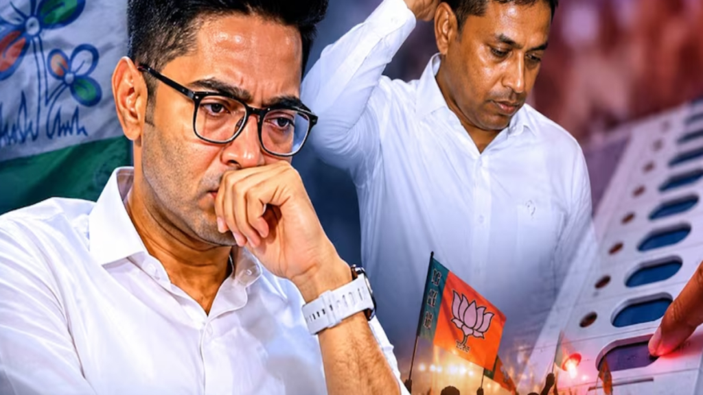 फलता उपचुनाव में टीएमसी को बड़ा झटका, भाजपा की रिकॉर्ड जीत ने बढ़ाई अभिषेक बनर्जी की मुश्किलें फलता उपचुनाव में टीएमसी को बड़ा झटका, भाजपा की रिकॉर्ड जीत ने बढ़ाई अभिषेक बनर्जी की मुश्किलें - Samachar Mirchi