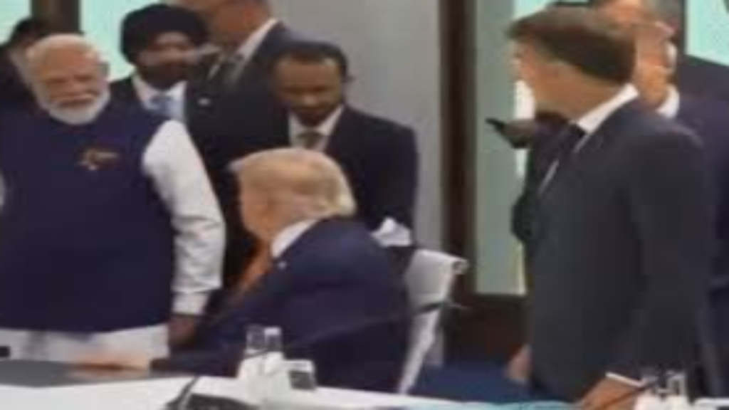 G-7 समिट में आमने-सामने आए मोदी और ट्रम्प, पांच मिनट की मुलाकात ने खींचा दुनिया का ध्यान - Samachar Mirchi