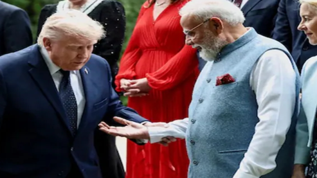 G7 Summit 2026: ट्रंप ने की पीएम मोदी की खुलकर तारीफ, बोले- शांत, संयमित और जबरदस्त नेता G7 Summit 2026: ट्रंप ने की पीएम मोदी की खुलकर तारीफ, बोले- शांत, संयमित और जबरदस्त नेता - Samachar Mirchi