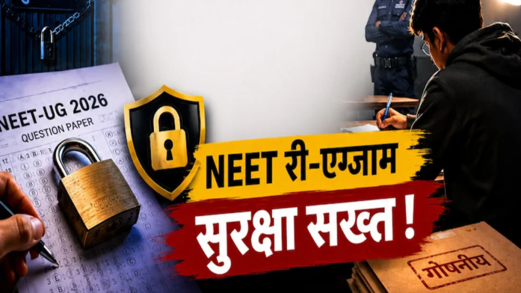 Re-NEET पेपर 5 दिन पहले राज्यों की राजधानियों पहुंचने लगे, जानें कैसा है सिक्योरिटी का नया सिस्टम? Re-NEET पेपर 5 दिन पहले राज्यों की राजधानियों पहुंचने लगे, जानें कैसा है सिक्योरिटी का नया सिस्टम? - Samachar Mirchi
