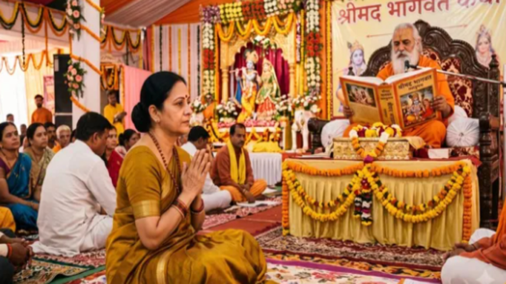 श्रीमद्भागवत कथा सुनने से बदल जाती है जीवन की दिशा, पुराणों में बताए गए हैं इसके फायदे श्रीमद्भागवत कथा सुनने से बदल जाती है जीवन की दिशा, पुराणों में बताए गए हैं इसके फायदे - Samachar Mirchi