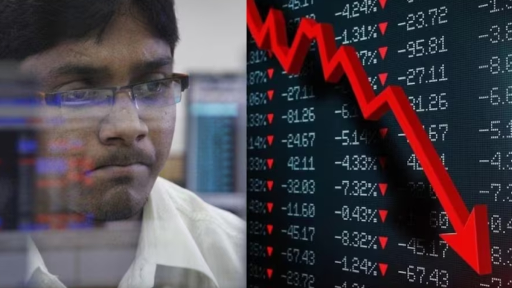 US-ईरान तनाव से शेयर बाजार में बड़ी गिरावट, सेंसेक्स 550 अंक लुढ़का, कच्चे तेल की कीमतों ने बढ़ाई चिंता US-ईरान तनाव से शेयर बाजार में बड़ी गिरावट, सेंसेक्स 550 अंक लुढ़का, कच्चे तेल की कीमतों ने बढ़ाई चिंता - Samachar Mirchi