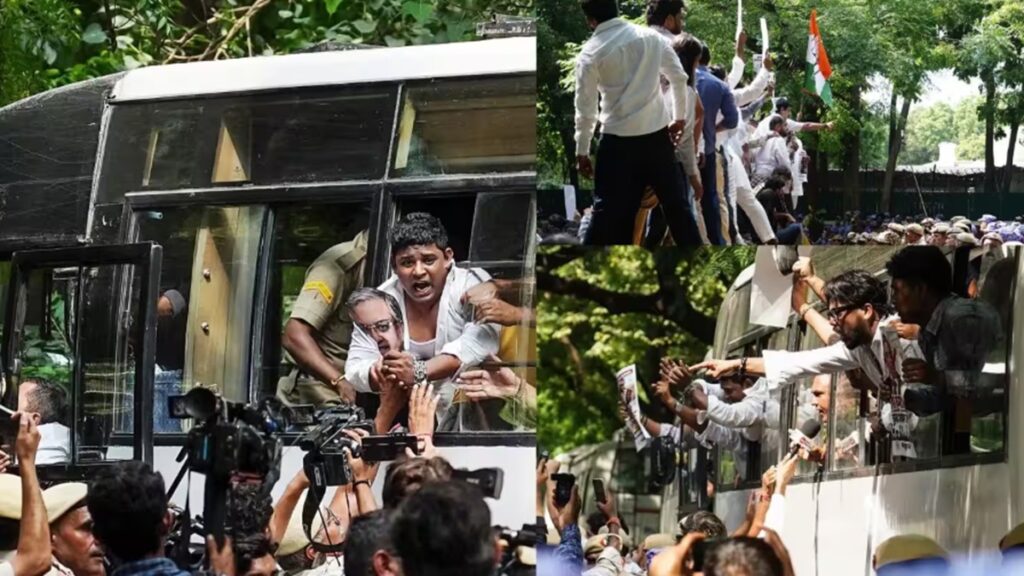 जंतर-मंतर पर यूथ कांग्रेस का प्रदर्शन, मुख्य चुनाव आयुक्त ज्ञानेश कुमार के इस्तीफे की मांग - Samachar Mirchi